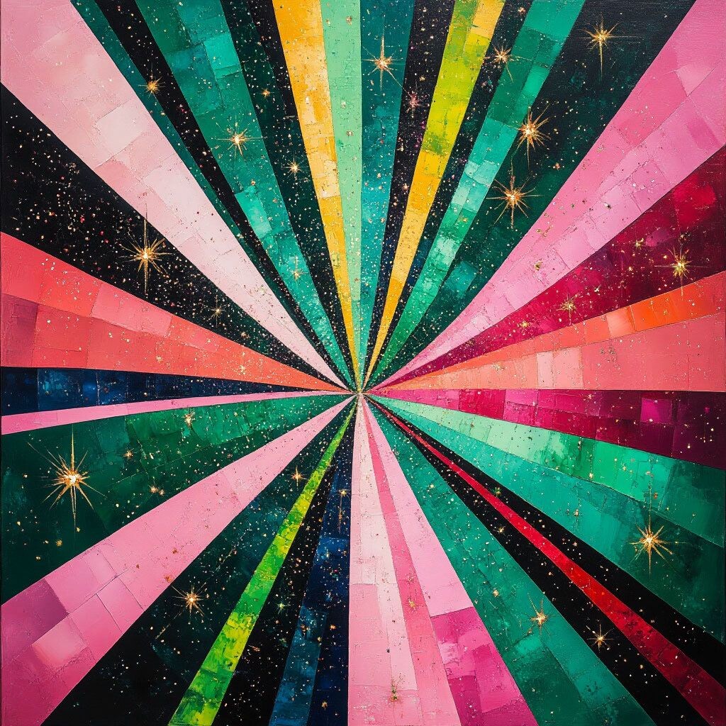 Абстракция на тему - "арбузное лето".