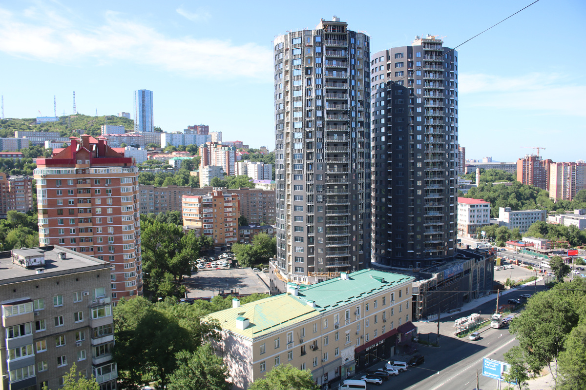 Место, где мы остановились во Владивостоке.