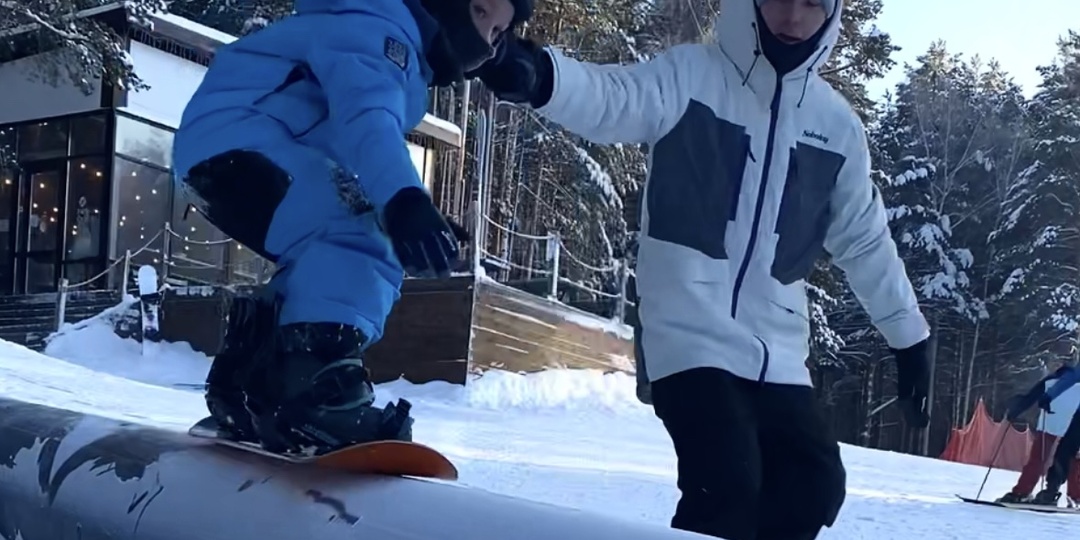 Сноуборд для детей: 5 игр, чтобы научить без скуки