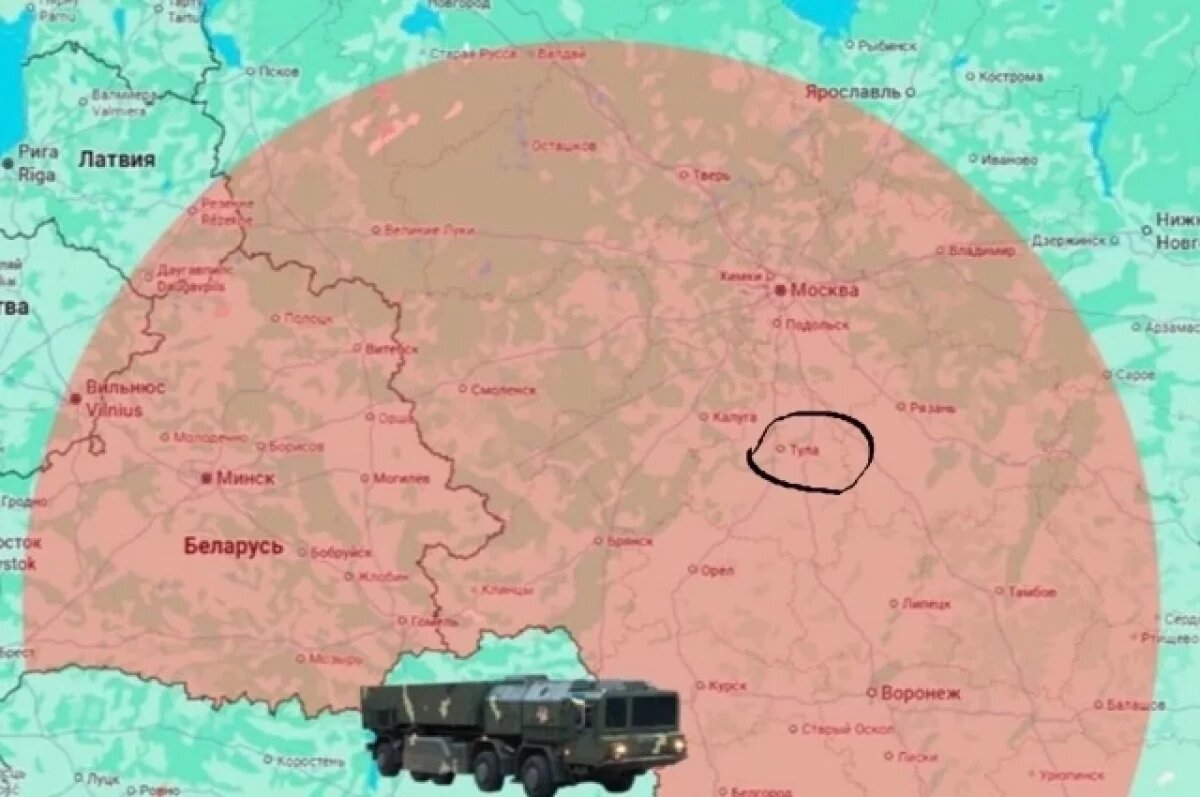    ФСБ: Тула попадала в радиус действия украинских дальнобойных ракет «Сапсан»