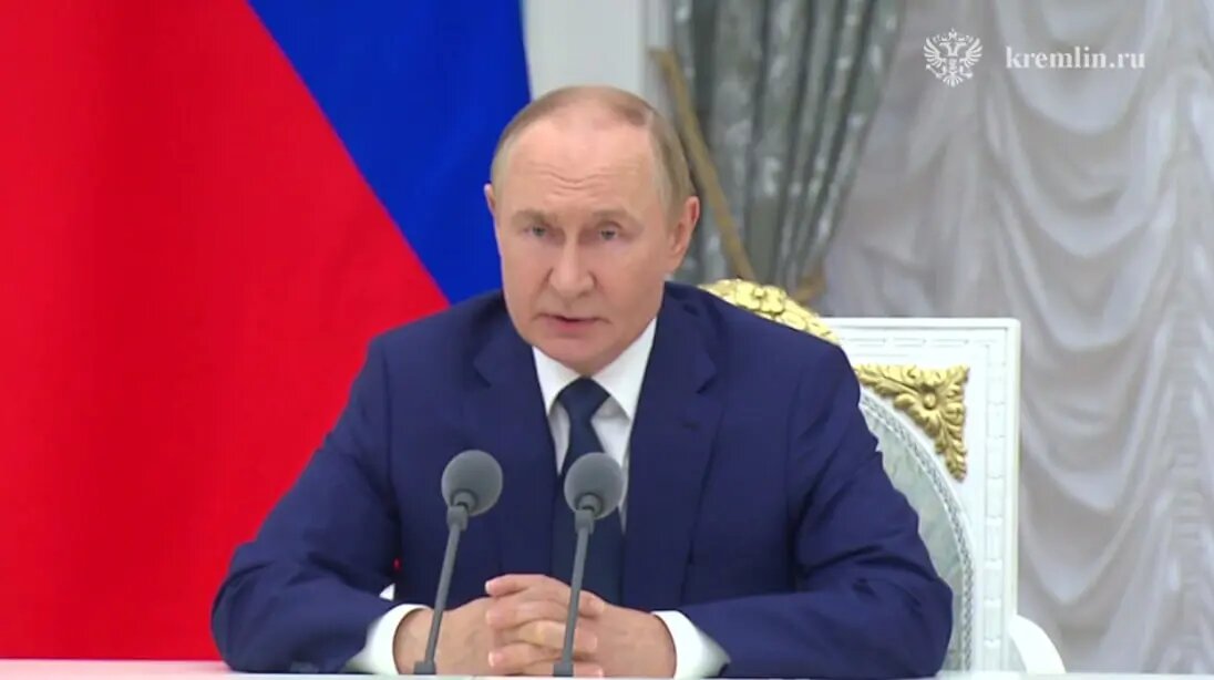    Владимир Путин. Фото: скриншот из видео пресс-службы Кремля.