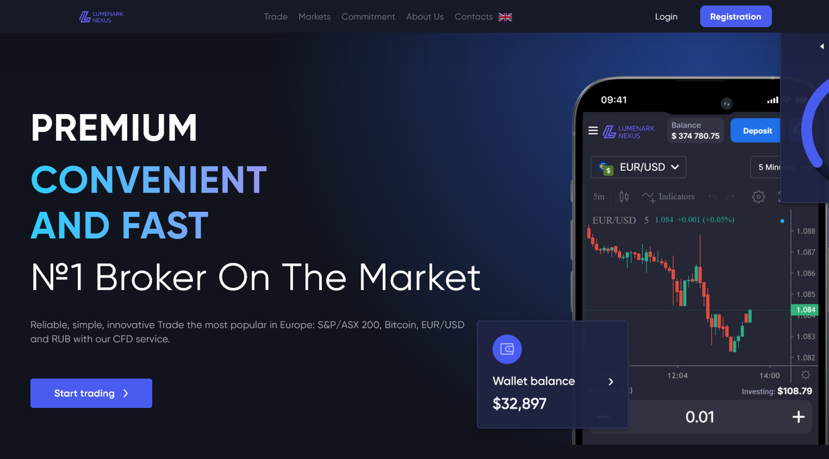 Lumenark Nexus отзывы — разоблачение мошеннического брокера lumenarknexus.com