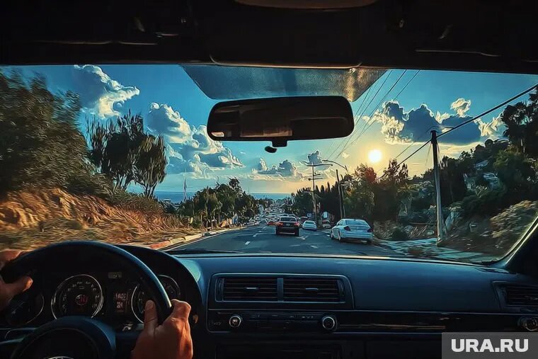 В РФ с осени текущего года могут ввести штрафы за «иранскую тонировку». Фото: Создано в Midjourney © URA.RU