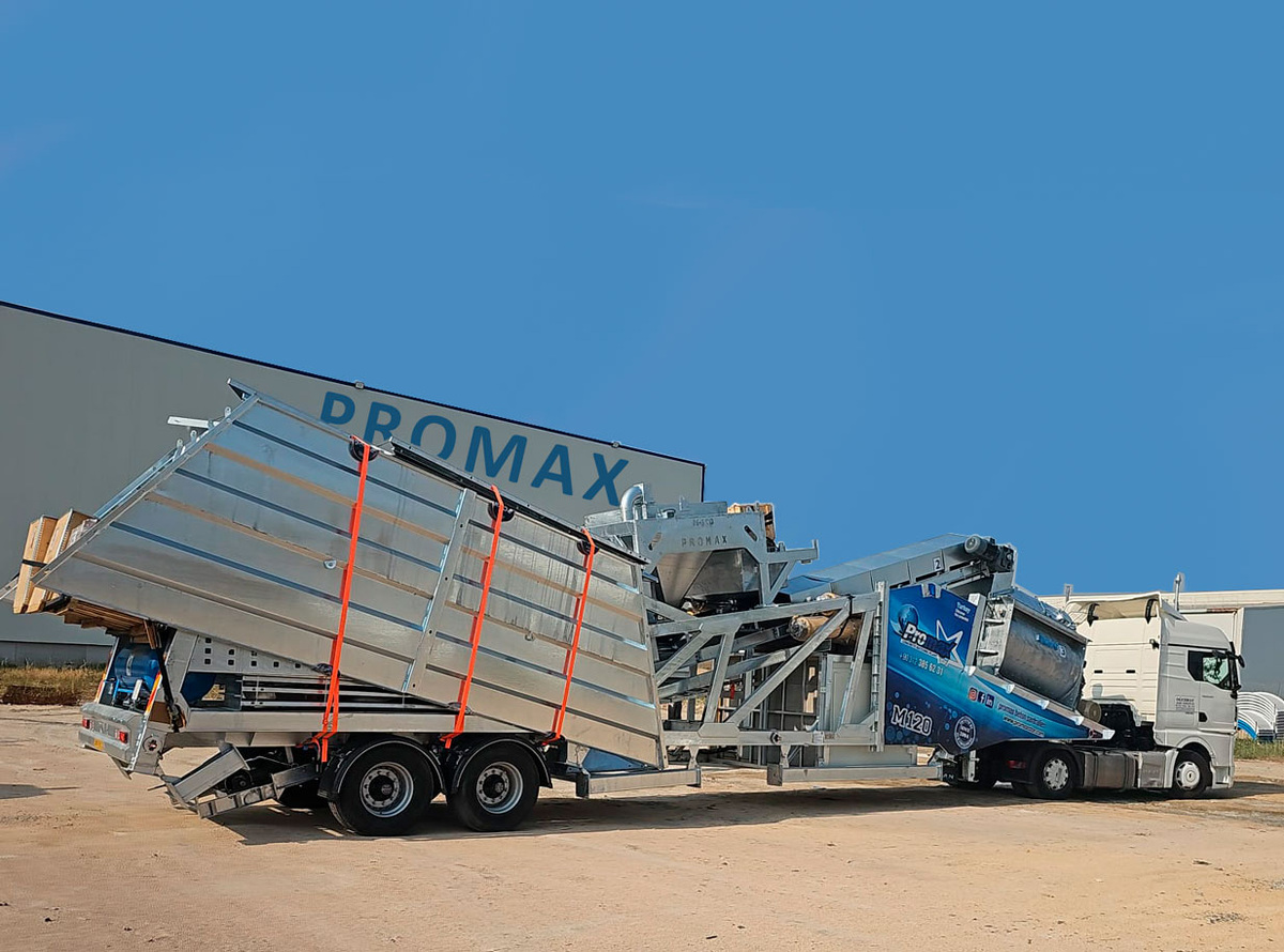 Оцинкованный бетонный завод M120 выезжает с производства в г. Анкара в г. Смоленск 