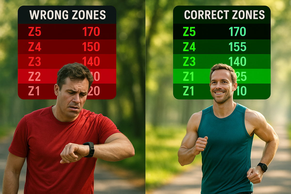 Неправильные и правильные пульсовые зоны.