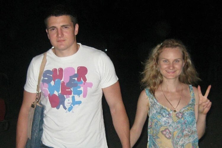 Погибшая Ксения с мужем. Фото: соцсети