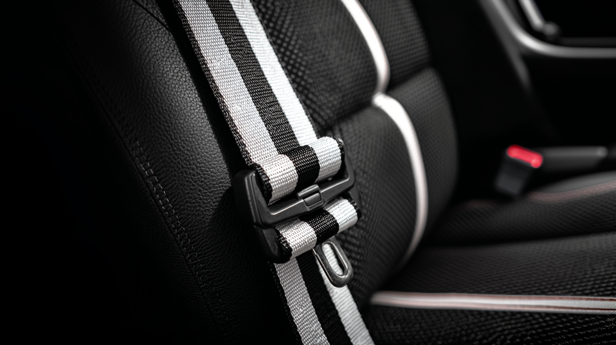    Один из возможных вариантов – черно-белая расцветка ремня