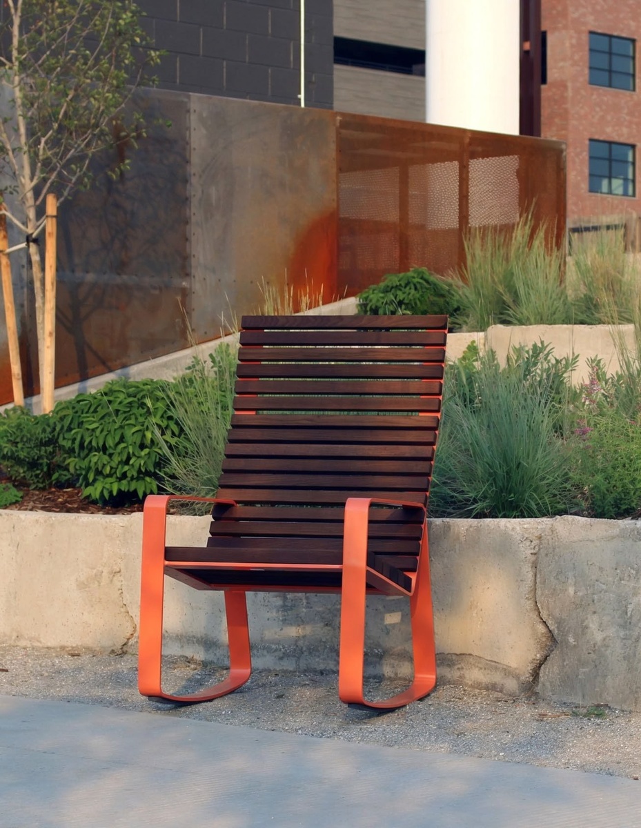 Кресло-качалка Elmwood (Элмвуд) МАФ, Благоустройство, уличная мебель