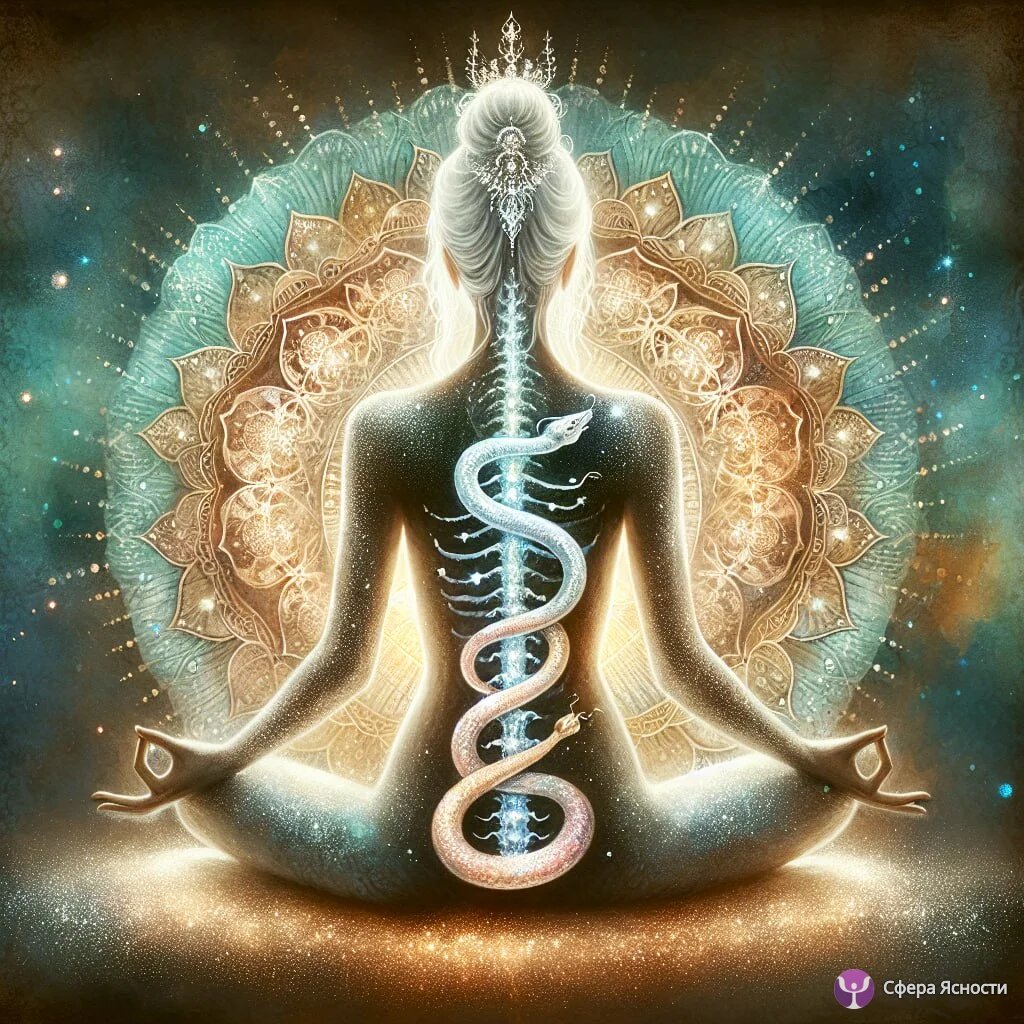 Змей Кундалини. ИИ Генерация Савмея. Источник: https://sferayasnosti.site/gallery