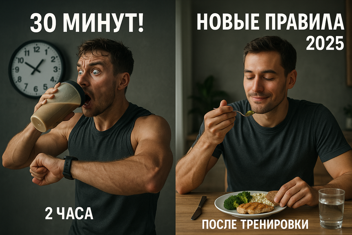 Спортсмен в панике и спокойный ужин.