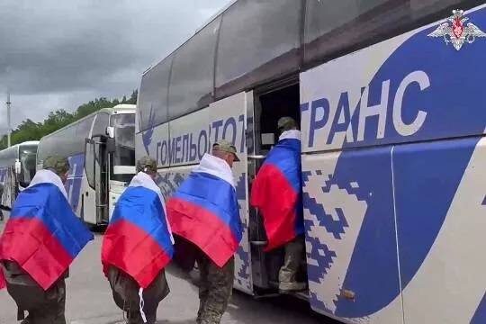    Россия вернула 84 военнослужащих с территории Украины