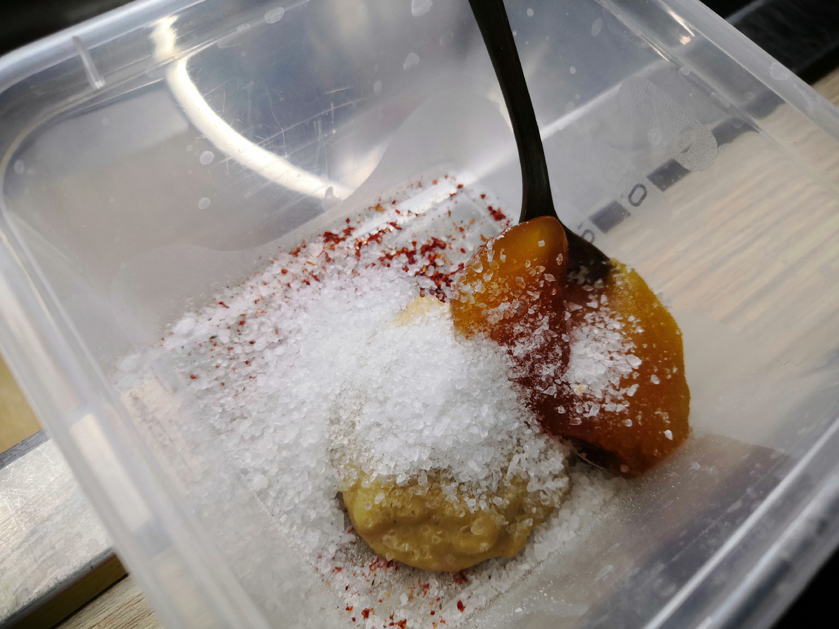 Смешиваем маринад