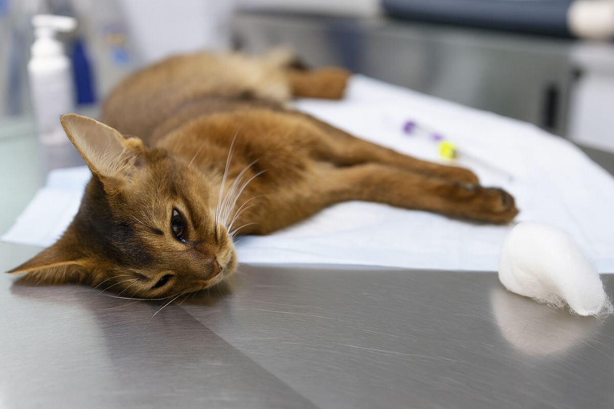 Кот у ветеринара 