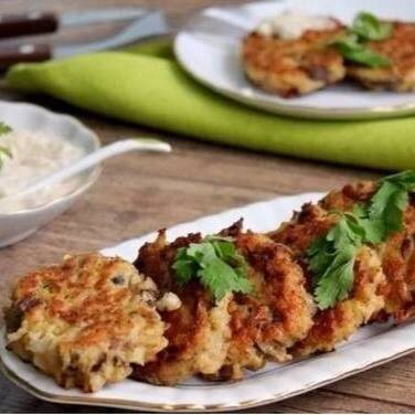 Грибные котлетки 