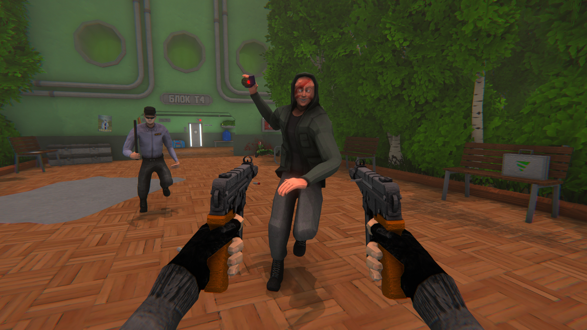 Вышел геймплейный трейлер российского бумер-шутера HMUR