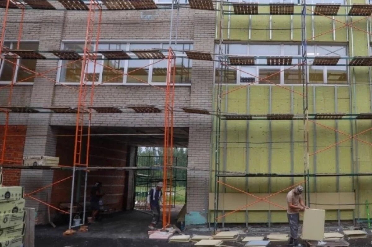    Ремонт школы в селе Палема Пензенской области задерживается.