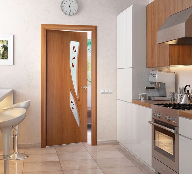 Ламинированная щитовая межкомнатная дверь