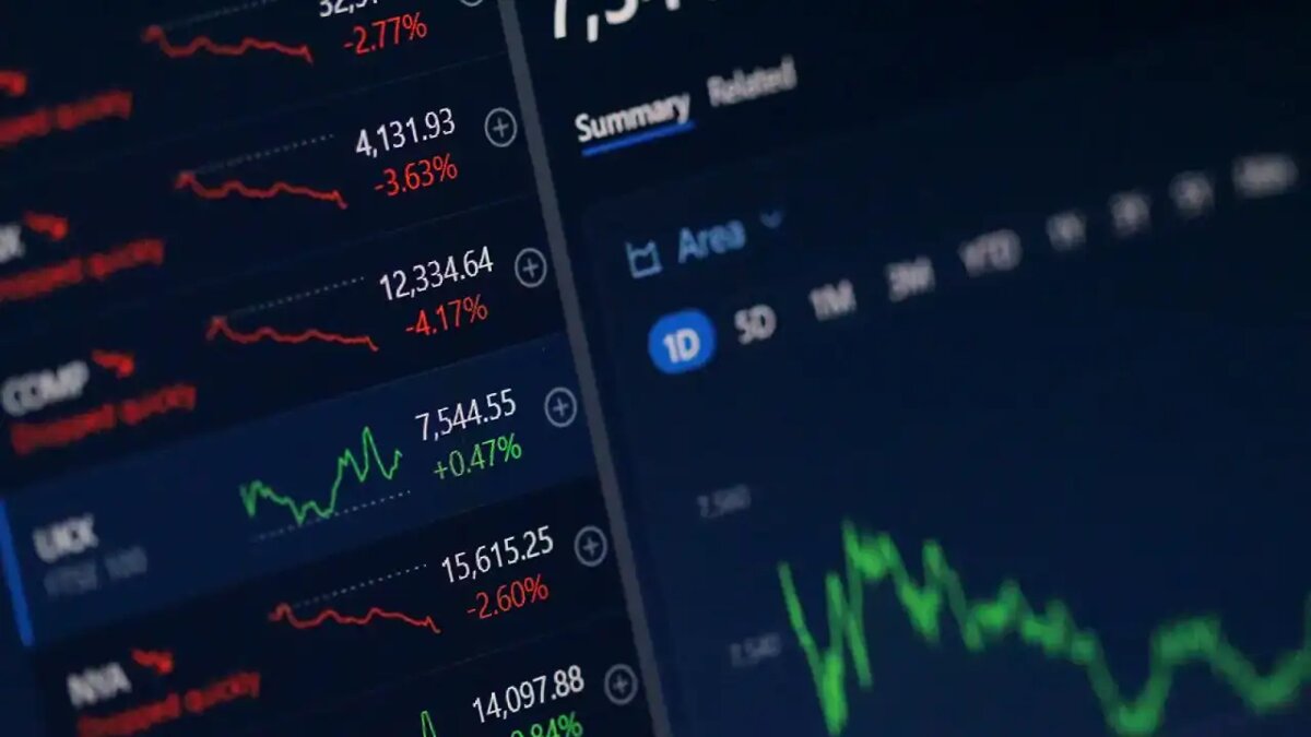    Биржевой терминал.