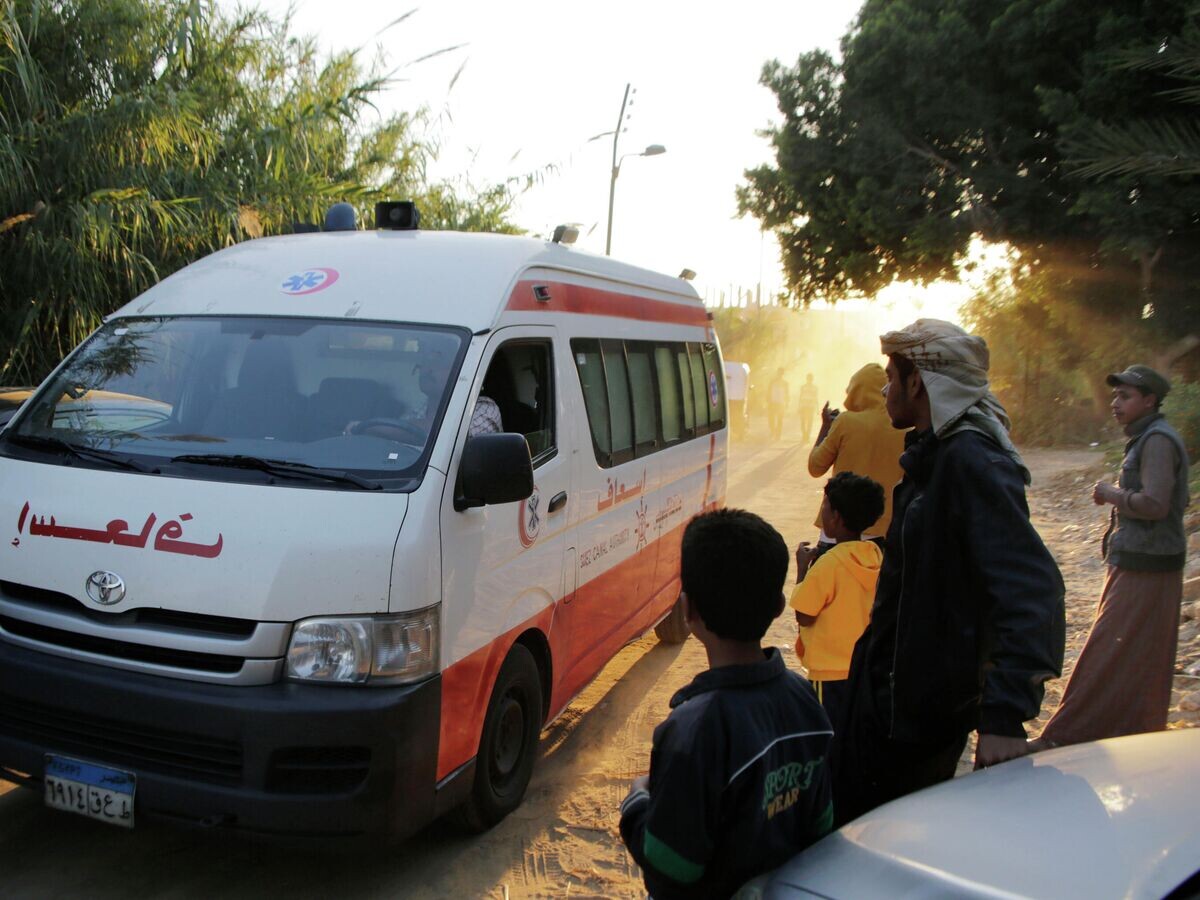    Автомобиль скорой помощи в Египте© AP Photo / Amr Nabil