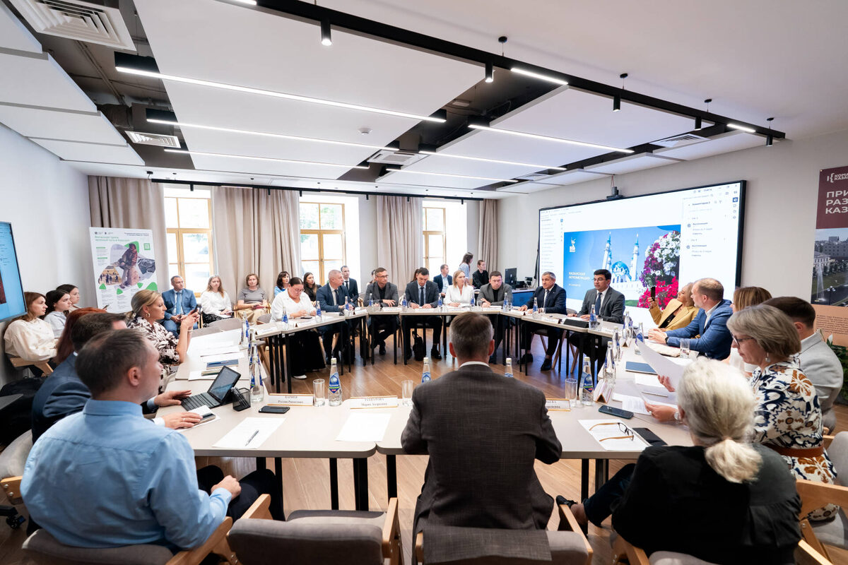 Проблемы в Казанской агломерации обсудили сегодня в мэрии на круглом столеФото: © Салават Камалетдинов / «Татар-информ»
