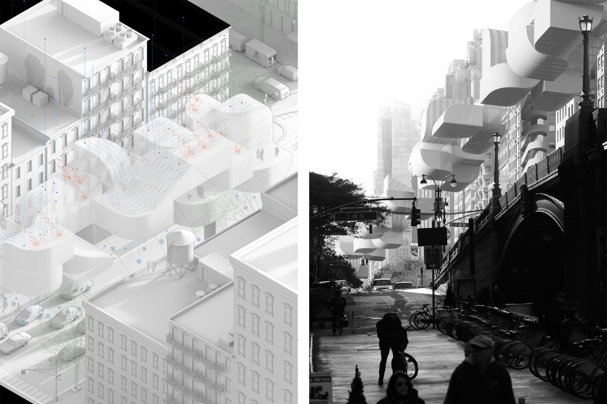    Концепция парящих модульных структур Oversky