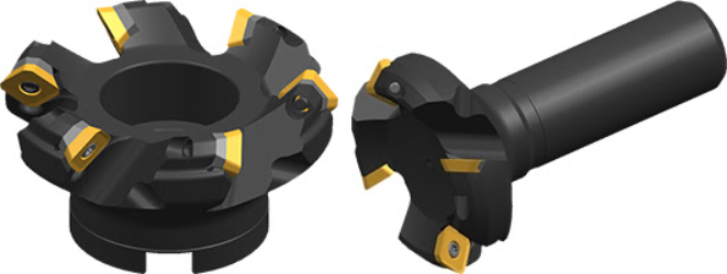  Торцовые фрезы насадная и с цилиндрическим хвостовиком 