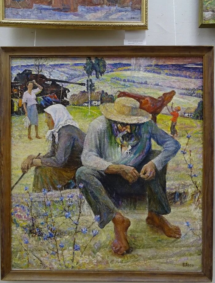 Мое детство в эвакуации. 89х90. 2020 Ярош В.И.