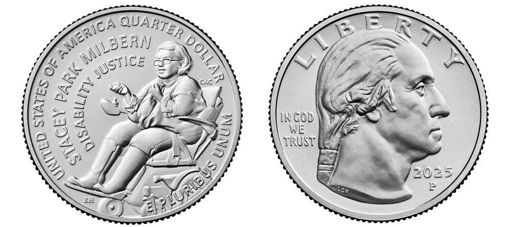    Дизайн квотера с изображением Стейси Парк Милберн