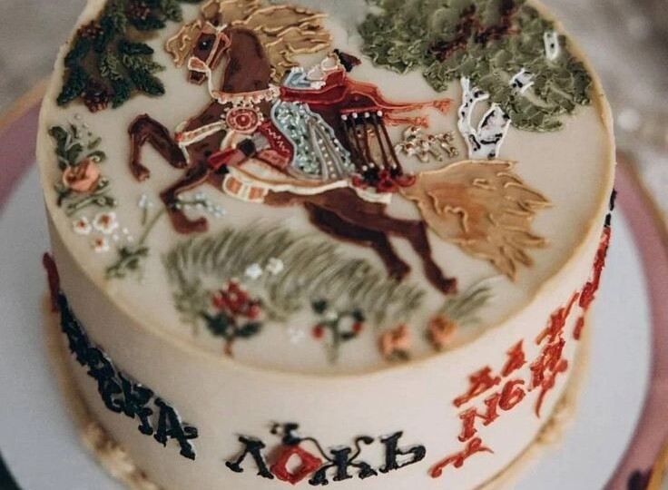 Тренд недели: русский стиль в тортах 🇷🇺