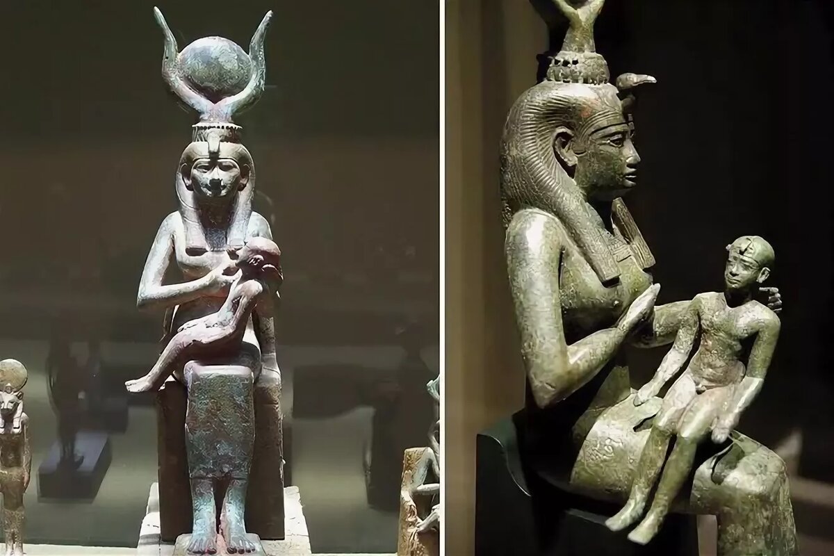 Изида и младенец Гор. Здравница Гармонии.