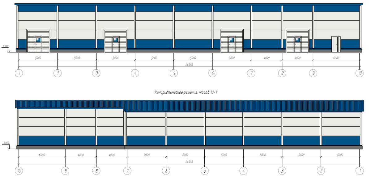 Теплый склад 10*44 м