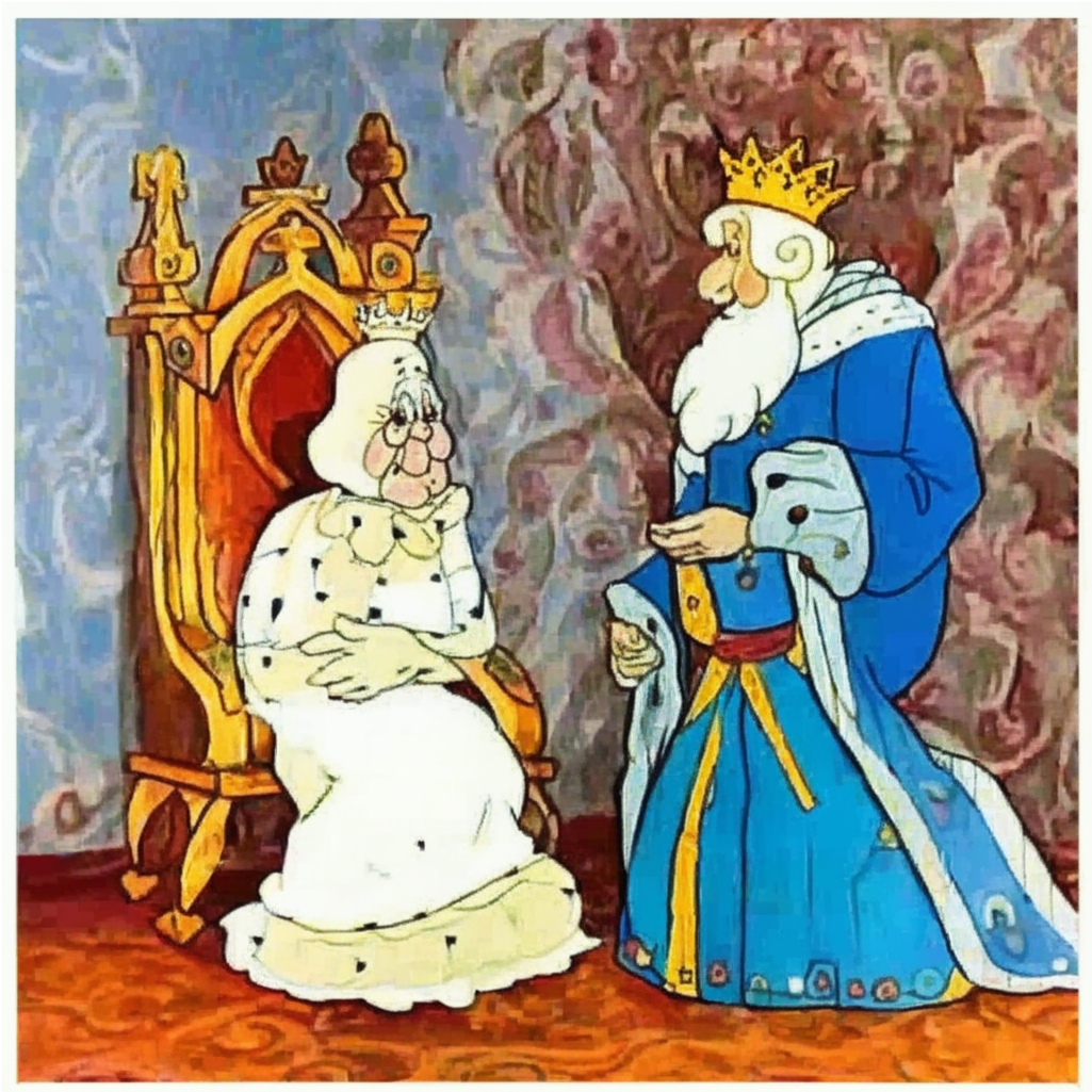 Царь: Не пойму один момент, Бабка, ты иноагент? Али пятая колонна? Али пятый алимент?