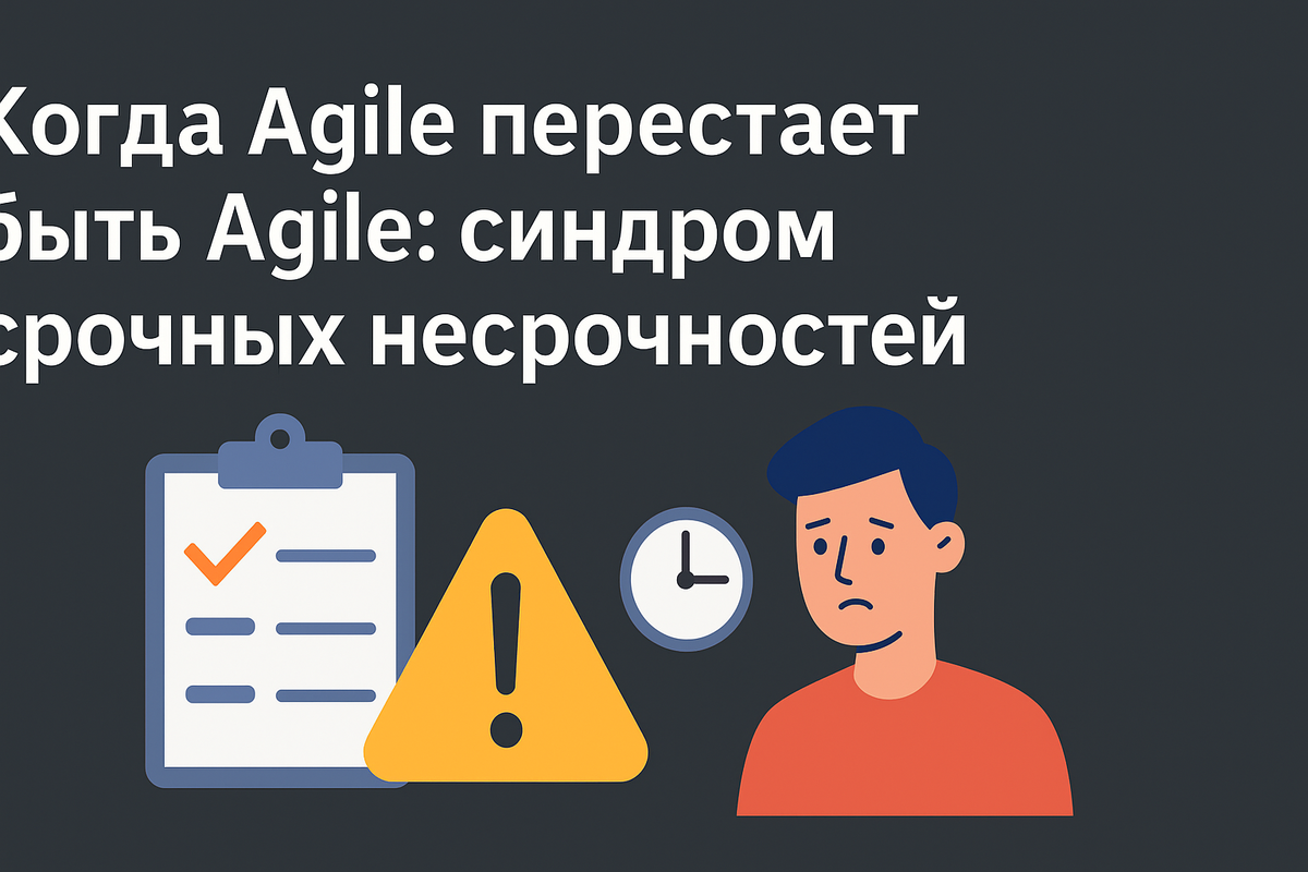 Когда Agile перестаёт быть Agile: синдром срочных несрочностей