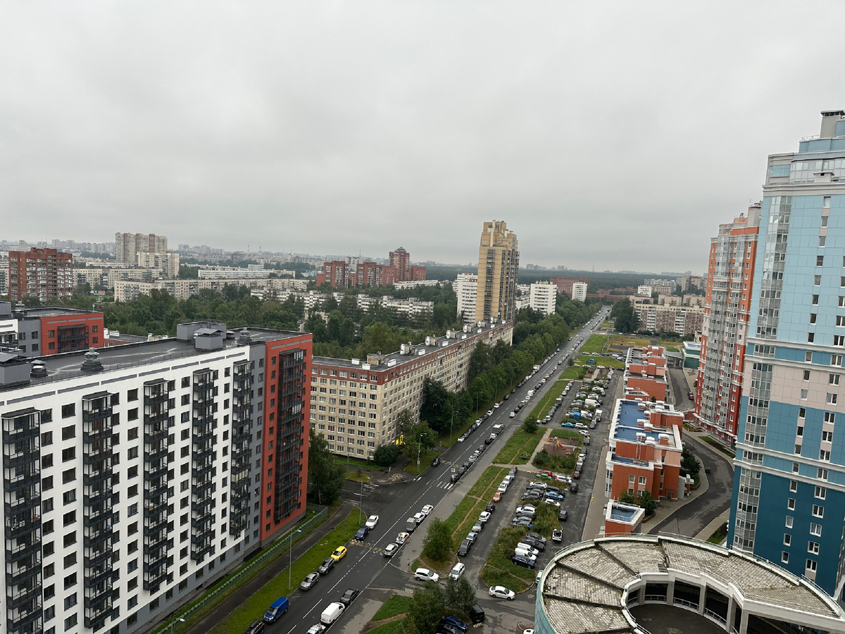 Вид с 16-го этажа