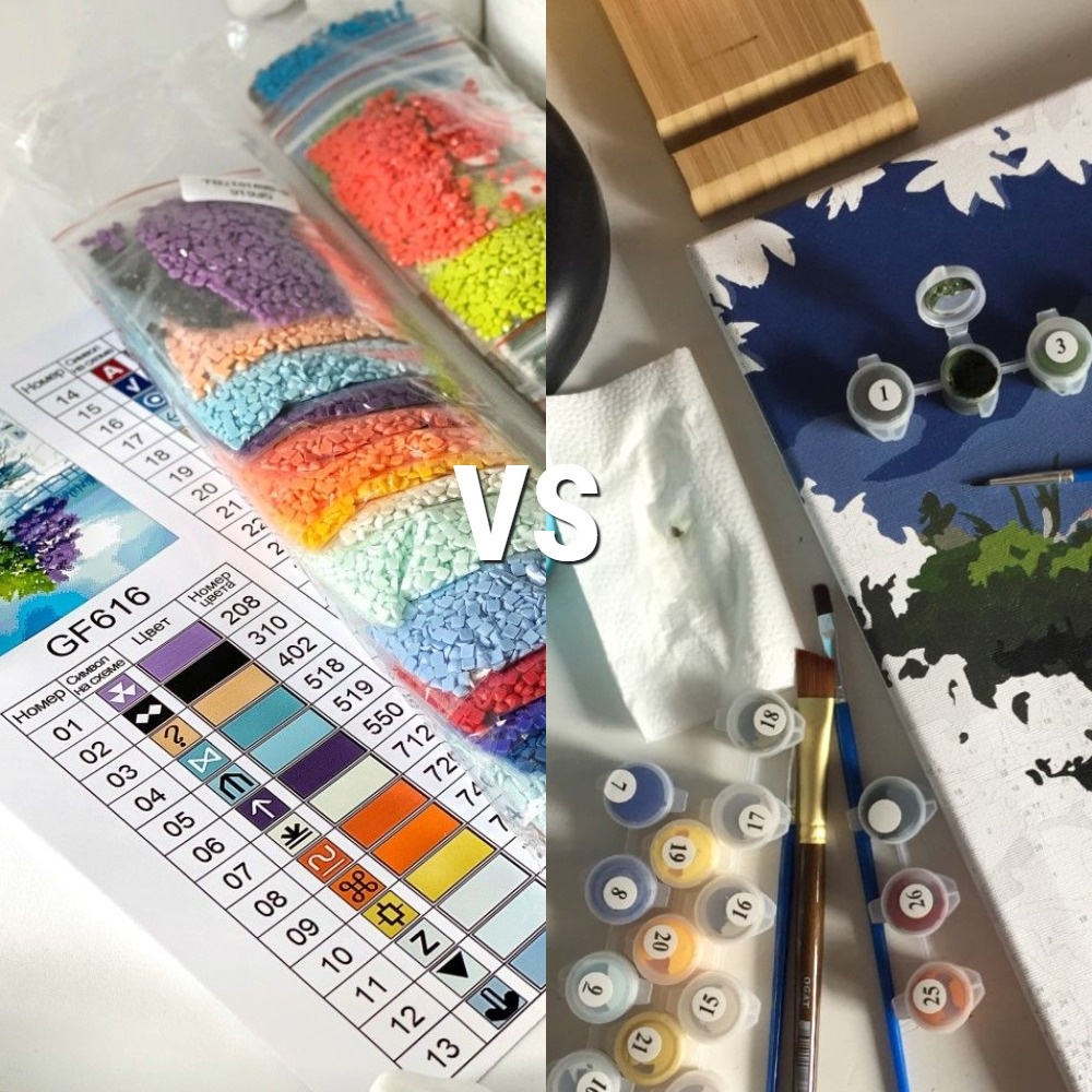 Алмазная мозаика и картина по номерам