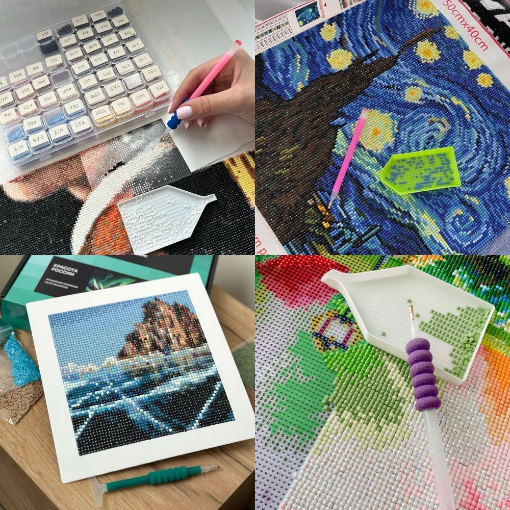 Подборка с пинтерест алмазных мозаик