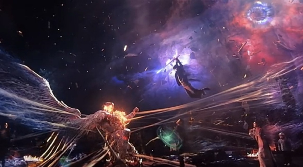 Весьма красочный экшн с большим объемом компьютерной графики. О ее качестве не берусь судить, но картинка весьма зрелищная. Думаю, что на большом экране должно выглядеть отлично.