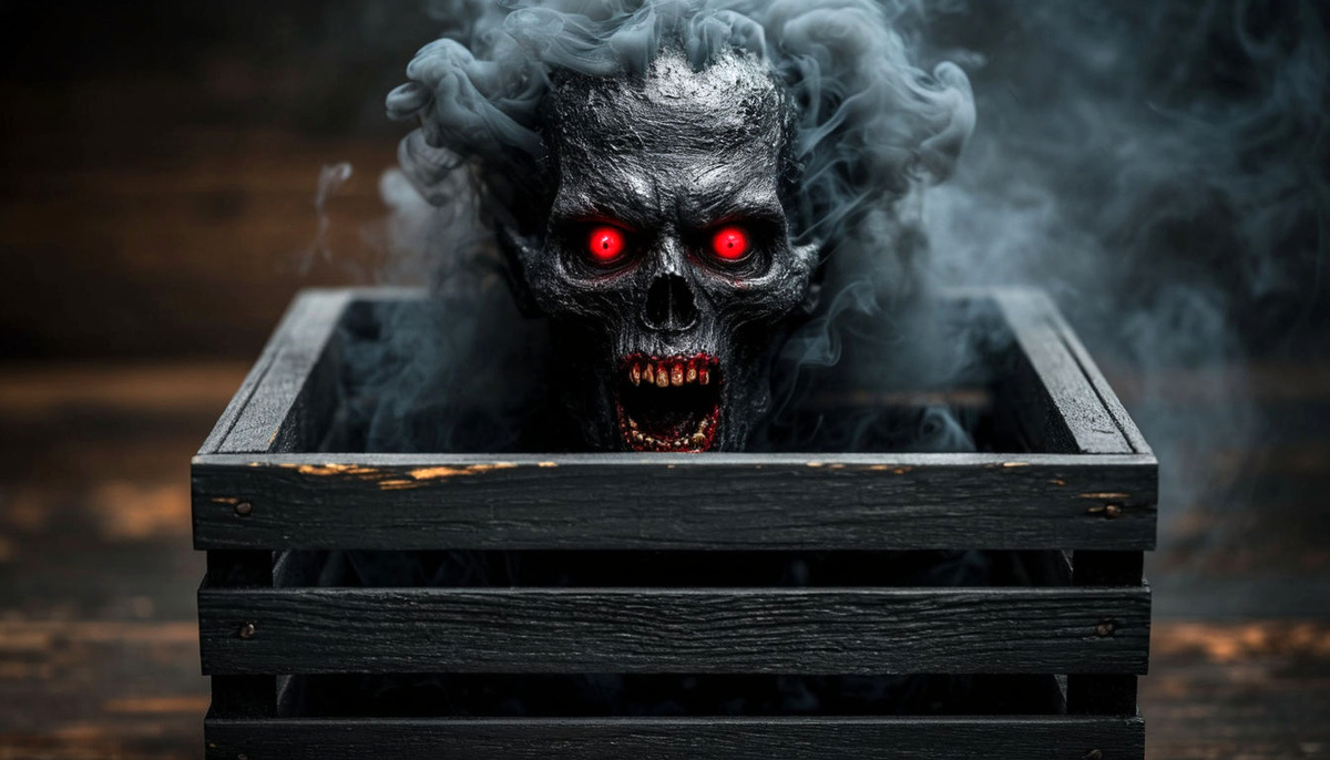 Люди рассказывали о чёрных сущностях, выбирающихся из ящиков.