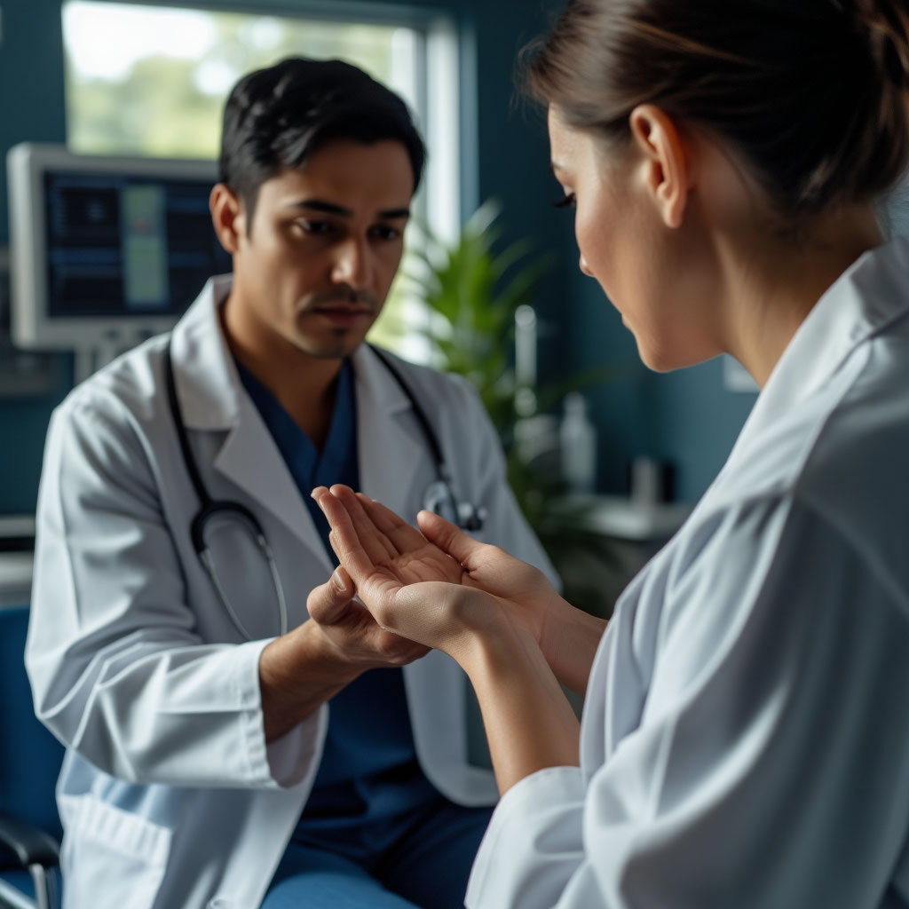 #онемение  руки