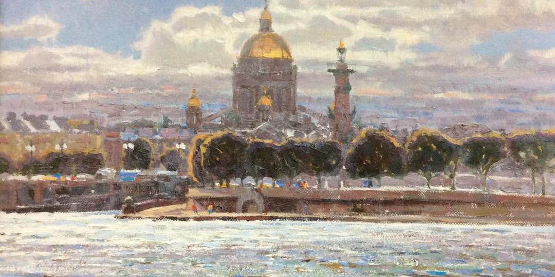 Елена Комарова. Виды Санкт-Петербурга, картнины с названиями.