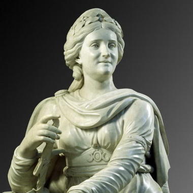 Екатерина II в образе Фемиды. Скульптура Михаила Ивановича Козловского. Русский музей.