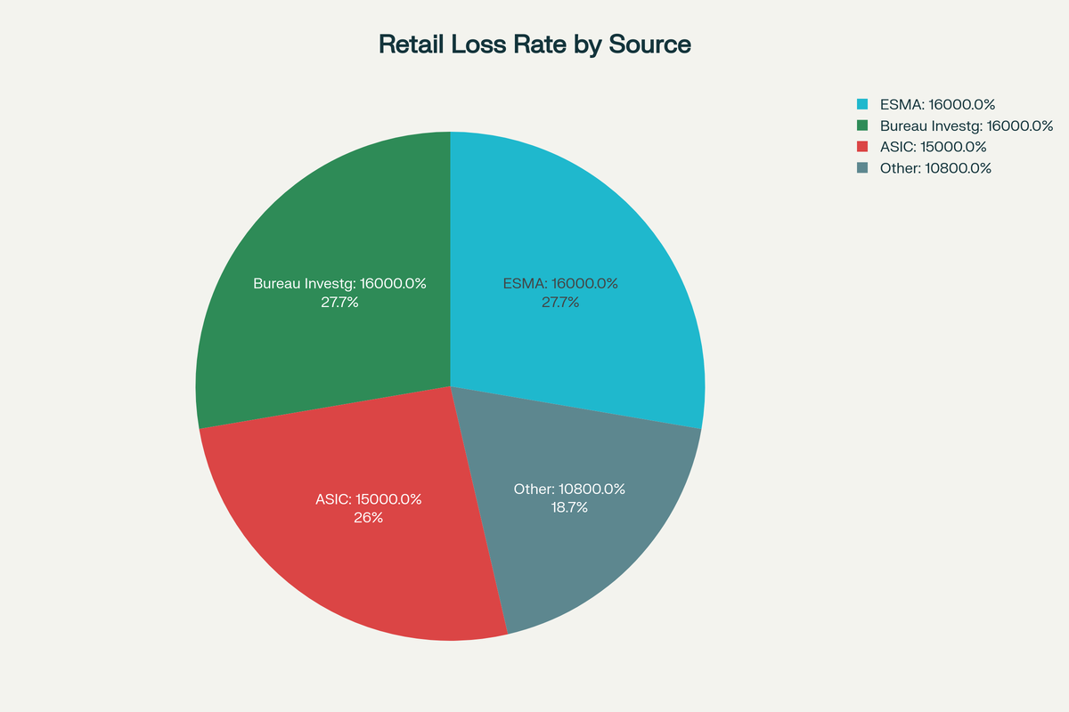 Статистика потерь розничных трейдеров бинарных опционов по данным регуляторов