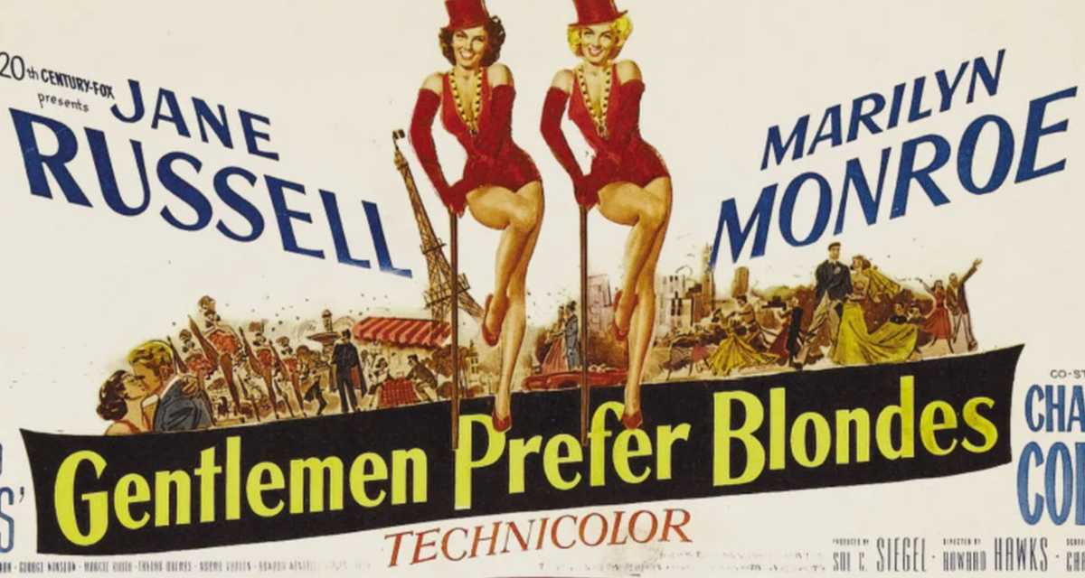 Джентльмены предпочитают блондинок, фильм 1953 г