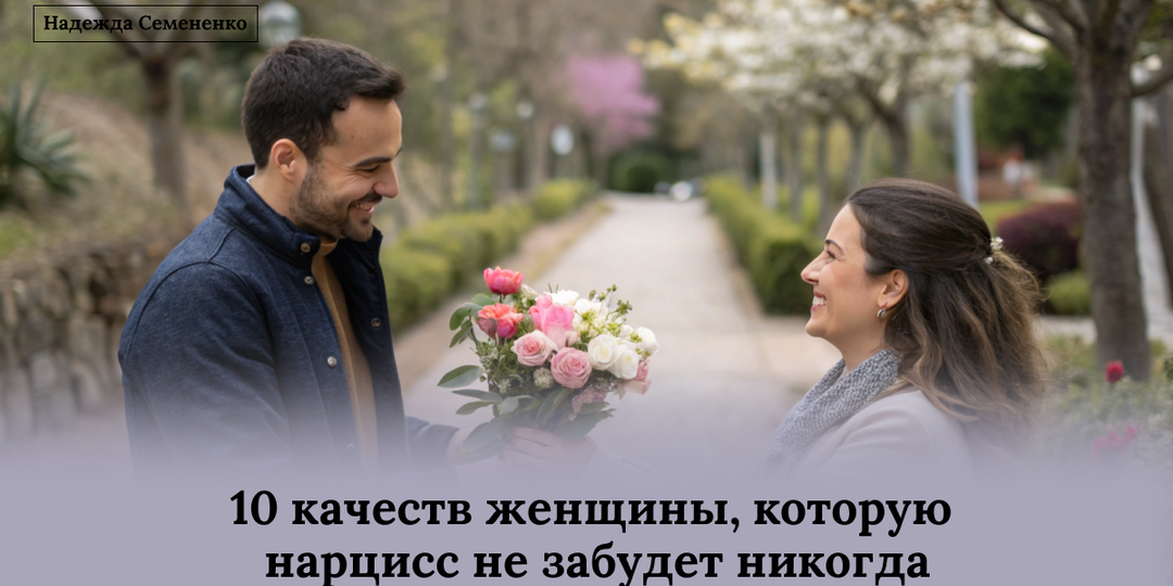 10 качеств женщины, которую нарцисс не забудет никогда