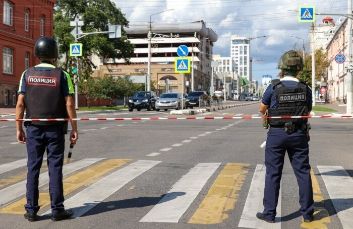     Белгород. Обстановка на месте обстрела города со стороны ВСУ. Антон Вергун/ТАСС