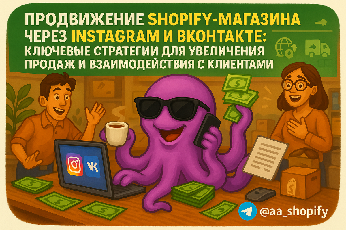    Продвижение Shopify-магазина через Instagram и ВКонтакте: ключевые стратегии для увеличения продаж и взаимодействия с клиентами aa_ecom