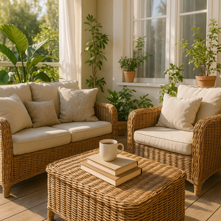    Выбираем PE-ротанг для уличного декора: советы по созданию уютного пространства на веранде и балконе Loza