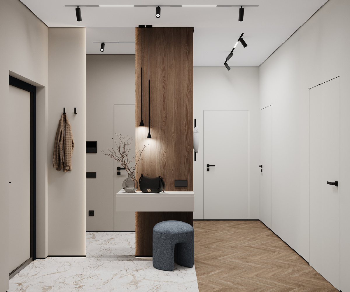 Интерьер прихожей из портфолио Студии дизайна и ремонта VDOME