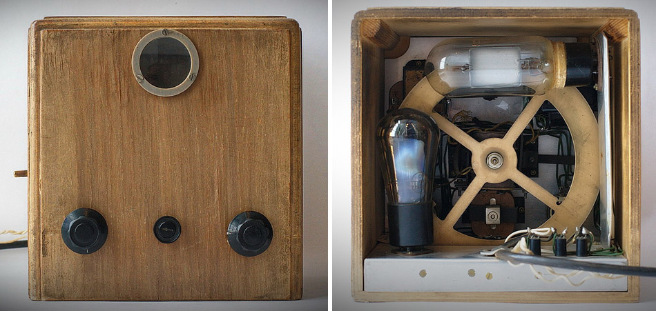 Телевизор Б-2. Вид снаружи и внутри.