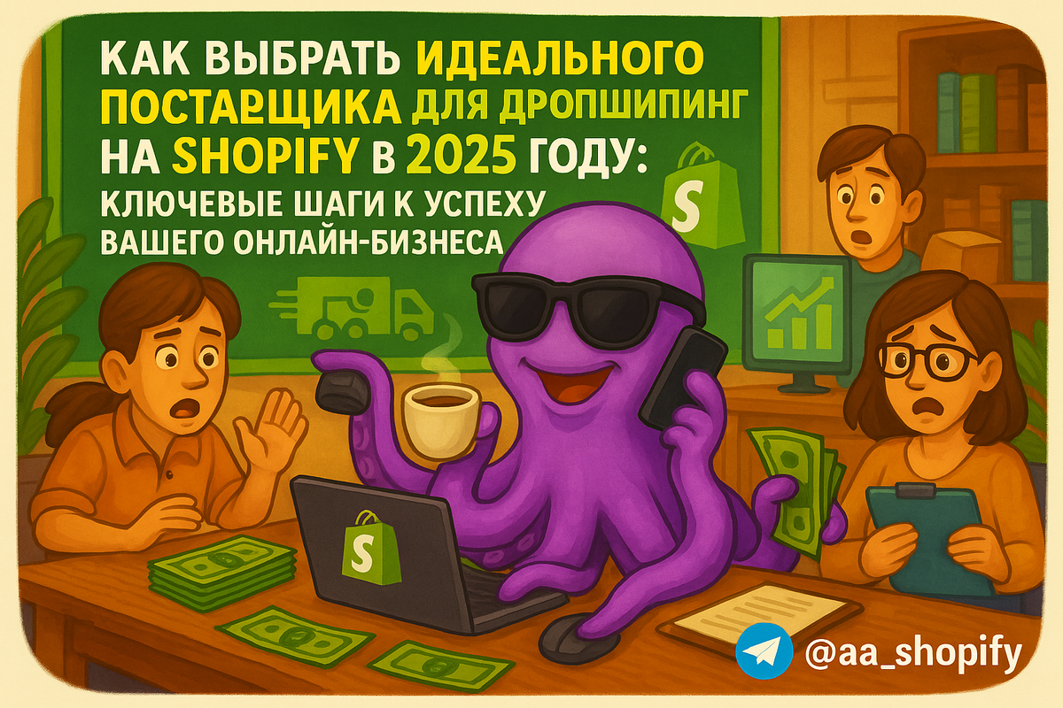    Как выбрать идеального поставщика для дропшиппинга на Shopify в 2025 году: ключевые шаги к успеху вашего онлайн-бизнеса aa_ecom